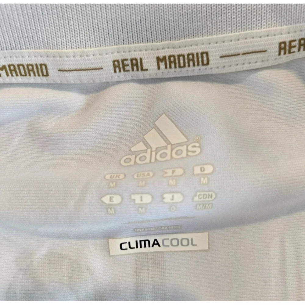 REAL MADRID 2011 2012‎ ADIDAS MENS M HOME FOOTBALL SHIRT SOCCER JERSEY JULIANO